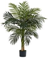 Nearly Natural 4ft Golden Cane Palm, Indoor Faux Tree Decor, artificail ... - $54.00