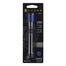 Cross Cross Broad Ballpoint Pen Refill (Pack of 2) - Blue - $25.52