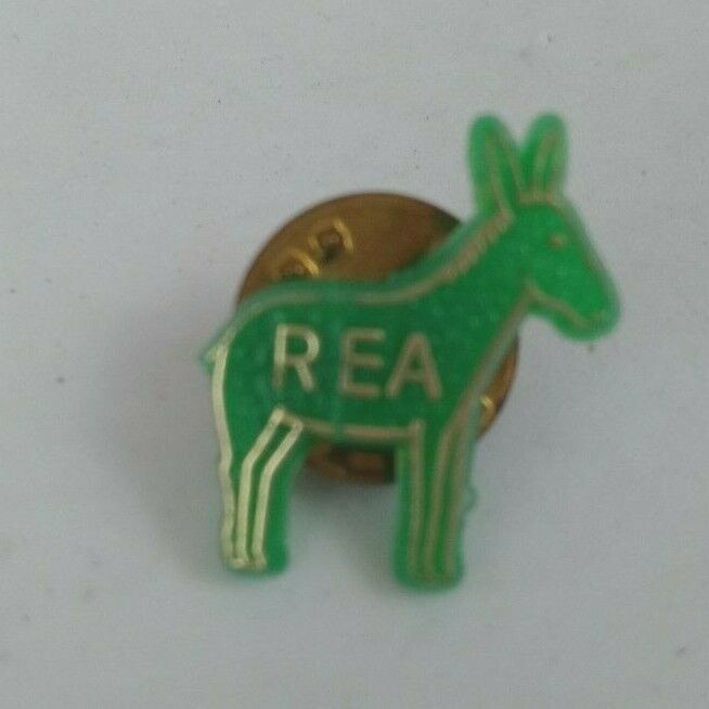 Vintage Green Donkey Plastic Lapel Hat Pin - $5.45