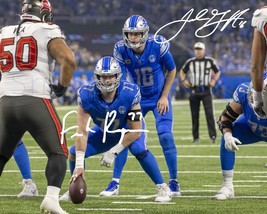 Jared Goff Frank Ragnow Signed 8x10 Glossy Photo Autographed RP Signature Print  - £13.36 GBP
