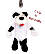 1990s Dog Plush Stuffed Animal Zip Up Back K9 Canine Klein 16 Inch Doze ... - £11.46 GBP