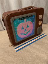 Backstitch Bruja Halloween Pumpkin TV Purse Full Size-RARE!-SOLD OUT-Pin... - $99.00