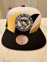Pittsburgh Penguins vintage SnapBack Cap Adult Mitchell &amp; Ness - £19.75 GBP
