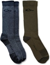 Drake Mens Premium Thermal 80% Merino Wool Moisture Control Crew Sock Sy... - £12.78 GBP