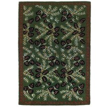 Pine Boughs Luxury Hand-Hooked Wool Rug - $2,864.76 MXN+