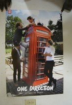 One Direction Poster Take Me Home Group Shot Red Cell Phone Box Unused 24x36-... - £35.22 GBP