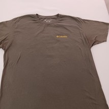 Columbia Men's Green Cotton Regular fit Short Sleeve Graphic T-Shirt Size XL image 10