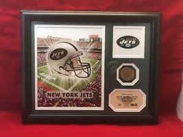 New York Jets Limited Photo And Bronze Coin Highland Mint NFL WS24 - €38,49 EUR