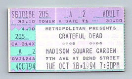 Billet De Concert Grateful Dead 18 Octobre 1994 New York City - £38.23 GBP