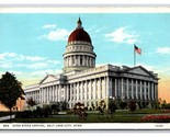State Capitol Building Salt Lake City Utah UT WB Postcard N18 - $1.93