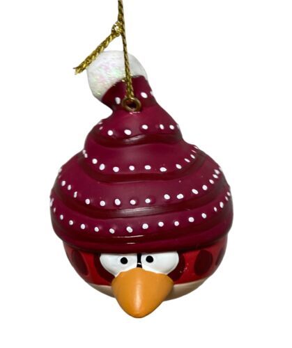 Kurt Adler Angry Birds Red White Head Resin Ornament NWT 3 inches high