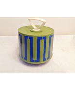 Vintage Disk-Go-Case 45 RPM Record Case MCM Mod Stripes Charter Industries NYC - $59.84