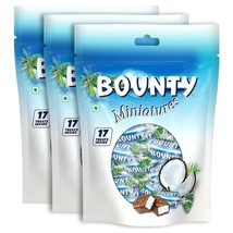 Bounty Miniatures Coconut Filled Rakhi Chocolate Gift Pack, (170 gm x 3 pack) - £22.21 GBP