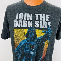 Star Wars Join The Dark Side T Shirt XL Darth Vader Empire Gray The Force - £23.42 GBP