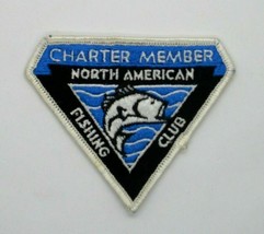 North American Fishing Club 3.5&quot; x 3&quot; Sew-on / Iron-on Fishing Patch - £3.91 GBP