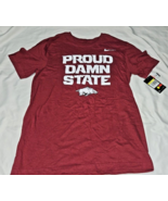 NEW Nike Men&#39;s Arkansas Razorbacks Proud Damn State Short Sleeve Tee siz... - $20.31