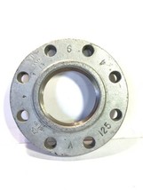 4” Pipe 8 x 7/8 bolt Flange 1-5/16 deep galvanized iron threaded hub cla... - $93.00