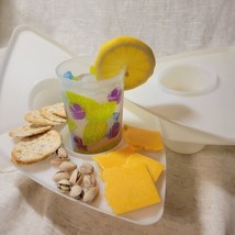 Tupperware Hostess Party Snack Trays Drink Holder 734-2 MCM Set of 4  - £32.59 GBP
