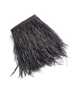 2 Yards 5-6Inch Black Ostrich Feathers Trim Fringe For Diy Dress Sewing ... - £25.15 GBP