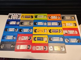 VHS coloured 25 Rare tapes job lot L@@K - £43.02 GBP