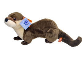 Cuddlekins Wild Republic River Otter Plush Stuffed Animal Toy 16&quot; NWT 2017 - £12.45 GBP