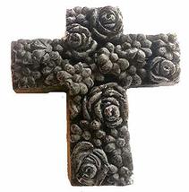 Terrapin Trading Ltd Christian Religious Floral Black Red Fower Cross gothic Gif - £12.19 GBP+