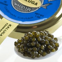 Kaluga Fusion Sturgeon Caviar, Amber - Malossol, Farm Raised - 4.4 oz, tin - $294.84