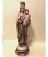 Our Lady of Mount Carmel 9&quot; Statue, New from Colombia #L007 - $1,022.76 MXN