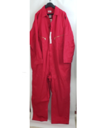 Walls Master Made Coveralls Safety Red Long Sleeve Size 58 X-Tall 5515RD... - £46.85 GBP