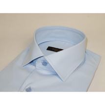 Men's Dress Shirt ENZO PARK Turkey Soft Cotton Wrinkle Resistant Enzo2 Blue image 5