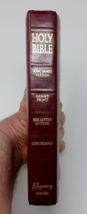 Holy Bible KJV Giant Print Red Letter Edition Concordance Regency 885CBG 1990 - £27.54 GBP