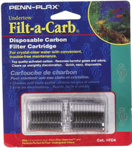 Penn Plax Filt-a-Carb Undertow &amp; Perfect-A-Flow Carbon Filter Cartridge - £6.96 GBP+