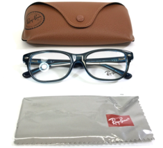 Ray-Ban Kids Eyeglasses Frames RB1555 3667 Blue Rectangular Full Rim 48-... - $49.49