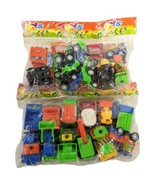 Pull Back Cars Trucks Prize Box Toys Party Favors Work Vehicles Fun Kid ... - £17.59 GBP