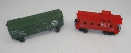 Lot Of 2 Lionel Train Cars - 6059 Caboose &amp; 9339 Great Northern Boxcar - £21.20 GBP