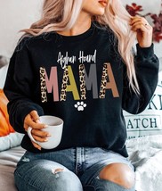 Afghan Hound Mama Sweater, Retro Afghan Hound Gift, Afghan Hound crewneck, Afgha - £35.40 GBP