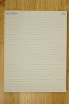 Vintage Train Railroad Advertising SOUTHERN Logo Lined Notebook Paper Pad - $468.93 MXN