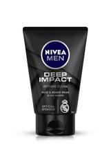Nivea Men Deep Impact Intense Clean Face and Beard Wash - Black Carbon, ... - £7.74 GBP