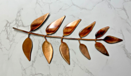 Olive Leaf Branch - Metal Wall Art - Copper 12&quot; - £15.41 GBP