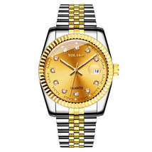 Reloj con correa de acero para hombre &quot;YOLAKO&quot; Fashion Diamond - £16.76 GBP