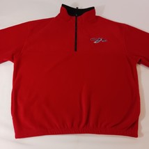 Colorado Clothing Men's Red Fleece 1/4 Zip Long Sleeve Pullover Sweater Sz Large image 9