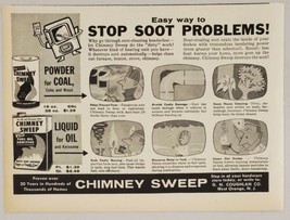 1958 Print Ad Chimney Sweep Stop Soot Problems Coughlan Co. West Orange,NJ - £7.80 GBP