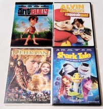 The Ant Bully (Sealed), Shark Tale, Peter Pan &amp; Alvin And The Chipmunks 2 - £7.32 GBP