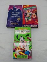 Lot Of (3) Disney VHS Tapes Goofy Mickey Mouse - £18.91 GBP