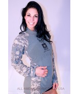 MASSIF FLAME RESISTANT FR ARMY COMBAT SHIRT LOGO ARMY STRONG ACU ACS ALL... - €29,36 EUR