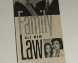 Family Law Tv Show Print Ad Vintage Carl Reiner Christopher MacDonald TPA2 - $5.93