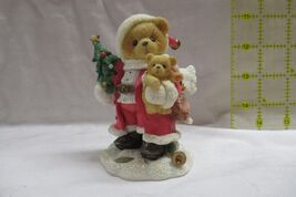 Cherished Teddies Klaus BEARER OF GOOD TIDINGS Santa &amp; tree Priscilla Hi... - $31.95