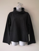 NWT LULULEMON Black Cotton Blend Retreat Yourself Pullover LS High Neck ... - £123.76 GBP