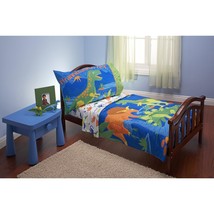 4 Piece Toddler Bedding Set, Dinosaurs - $51.99