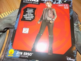 Child Size Small 4-6 Rubie&#39;s Disney Star Wars Jyn Erso Halloween Costume New - £19.18 GBP